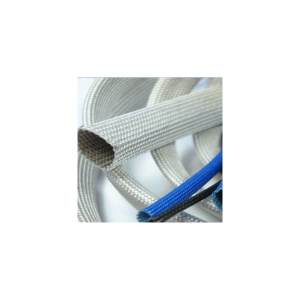Delfingen Coated Cable Sleeve, 1 ft, Acrylic Coated Fiberglass, Black 000000000000121288 - main